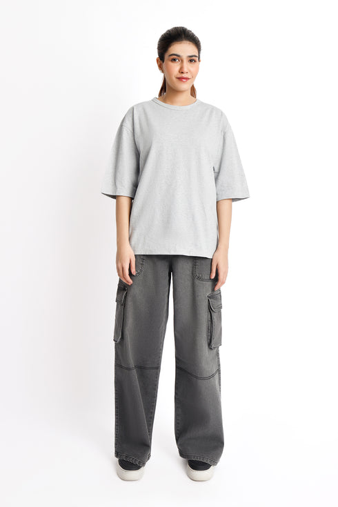 The Extreme Oversized Heather Grey T-Shirt